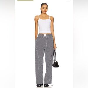 LIONESS REVOLVE Cobain Pants Onyx Stripe Size XXL BRAND NEW Plus Size